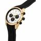 Men's Maserati Attrazione R8851151001 Chronograph White Dial Gold-Tone Watch