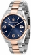 Men's Maserati Attrazione R8853151006 Two-Tone Stainless Steel Blue Dial Watch