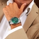 Men's Maserati Attrazione R8853151011 Stainless Steel Green Dial Chronograph Watch