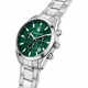 Men's Maserati Attrazione R8853151011 Stainless Steel Green Dial Chronograph Watch
