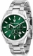 Men's Maserati Attrazione R8853151011 Stainless Steel Green Dial Chronograph Watch