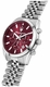 Men's Maserati Attrazione Red Dial Steel Band Watch R8853151024