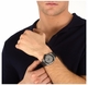 Men's Maserati Dark Edition Grey Dial Automatic Steel Band Watch R8853154001