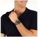 Men's Maserati Dark Edition Grey Dial Automatic Steel Band Watch R8853154003