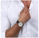 Men's Maserati Epoca Silver Dial Leather Band Watch R8871618016