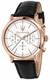 Men's Maserati Epoca Silver Dial Leather Band Watch R8871618016