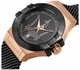 Men's Maserati Potenza Black Dial Steel Band Watch R8853108010