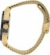 Men's Maserati Potenza R8853108006 Gold Mesh Black Dial Watch