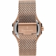 Men's Maserati Potenza R8853108009 Rose Gold Mesh Black Dial Watch
