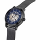 Men's Maserati R8823118012 Epoca Automatic Skeleton Blue Dial Mesh Watch