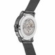 Men's Maserati R8823118012 Epoca Automatic Skeleton Blue Dial Mesh Watch