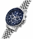 Men's Maserati Sfida Blue Dial Steel Band Watch R8873640025