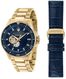 Men's Maserati Sfida R8823140004 Automatic Blue Dial Gold-Tone Steel Watch