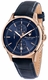 Men's Maserati Sorpasso Blue Dial Leather Band Watch R8871624009