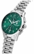Men's Maserati Sorpasso Green Dial Steel Band Watch R8873624006