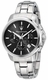 Men's Maserati Successo Black Dial Automatic Steel Band Watch R8873621046