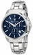 Men's Maserati Successo Blue Dial Automatic Steel Band Watch R8873621047