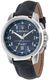 Men's Maserati Successo R8851121003 Quartz Blue Dial Steel Leather Strap Watch