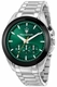 Men's Maserati Traguardo Green Dial Automatic Steel Band Watch R8873612065