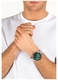 Men's Maserati Traguardo Green Dial Automatic Steel Band Watch R8873612065