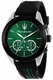 Men's Maserati Traguardo Green Dial Plastic Band Watch R8871612043