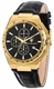Men's Maserati Velocita Slim Black Dial Leather Band Watch R8871653001