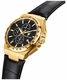 Men's Maserati Velocita Slim Black Dial Leather Band Watch R8871653001