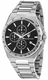 Men's Maserati Velocita Slim Black Dial Steel Band Watch R8873653004