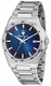 Men's Maserati Velocita Slim Blue Dial Steel Band Watch R8853153001