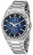 Men's Maserati Velocita Slim Blue Dial Steel Band Watch R8873653003