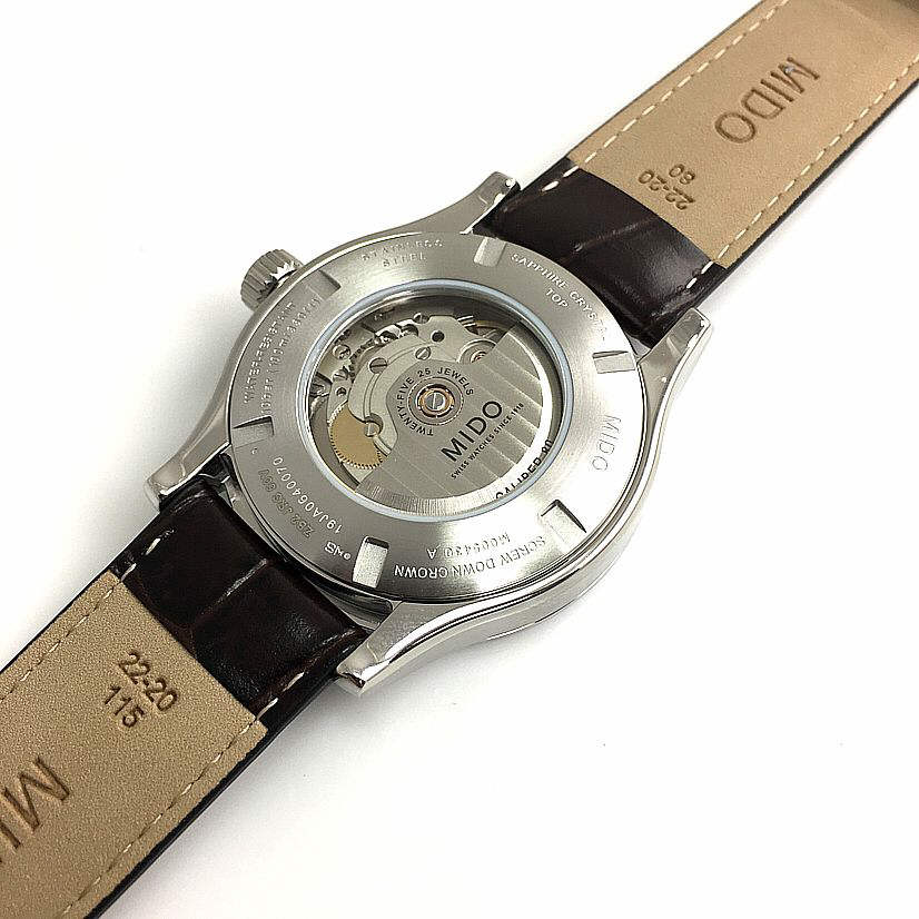 Men's Mido Multifort Swiss Automatic DayDate Watch M0054301603180