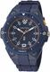 Men's Nautica Coronado Bay Indiglo Blue Resin Strap Watch NAPCNS502