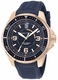 Men's Nautica Everyday Blue Dial Automatic Silicone Band Watch NAPKMF302
