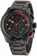 Men's Nautica Everyday NST Chronograph Black Stainless Steel Watch NAPNSS305