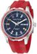 Men's Nautica Everyday NST Red Silicone Strap Watch NAPNSF510