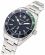 Men's Nautica N83 Sporty Black Dial Steel Band Watch NAPFWS502