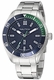 Men's Nautica N83 Sporty Black Dial Steel Band Watch NAPFWS502