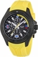 Men's Nautica NCT Leeway Yellow Silicone Strap Watch NAPLWF5O2