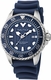 Men's Nautica NCT Sea Dive Blue Silicone Strap Watch NAPSDS501