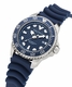 Men's Nautica NCT Sea Dive Blue Silicone Strap Watch NAPSDS501