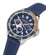 Men's Nautica NCT Windrose Blue Silicone Strap Watch NAPWRS501