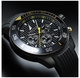 Men's Nautica One Black Dial Silicone Band Watch NAPNOS302