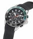 Men's Nautica One Chronograph Silicone Black Strap Watch NAPNOF502