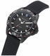 Men's Nautica Sporty Black Dial Silicone Band Watch NAPNRS507