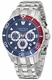 Men's Nautica Sporty Blue Dial Steel Band Watch NAPNSS504