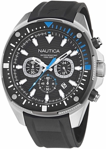 Nautica Orologio Uomo Casual NAPCNS214 – 49.5mm, Quadrante Blu, Cinturino Silicone, Impermeabile 50m, Con Luce INDIGLO - 2