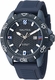 Men's Nautica Sporty NSR Blue Silicone Strap Watch NAPNRS506