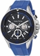 Men's Nautica Sporty NST Blue Silicone Strap Watch NAPNSF501
