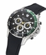 Men's Nautica Sporty NST Chronograph Black Silicone Strap Watch NAPNSS502