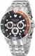 Men's Nautica Sporty NST Chronograph Stainless Steel Watch NAPNSS503